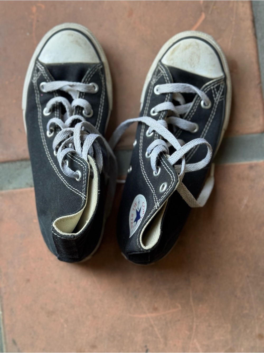 Converse Black & White Kids High-Top Sneakers